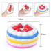 Squishy tort cu doua capsuni